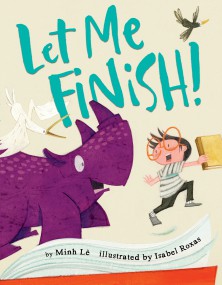 Cover of Let Me Finish! authored by Takoma Park resident Minh Le.