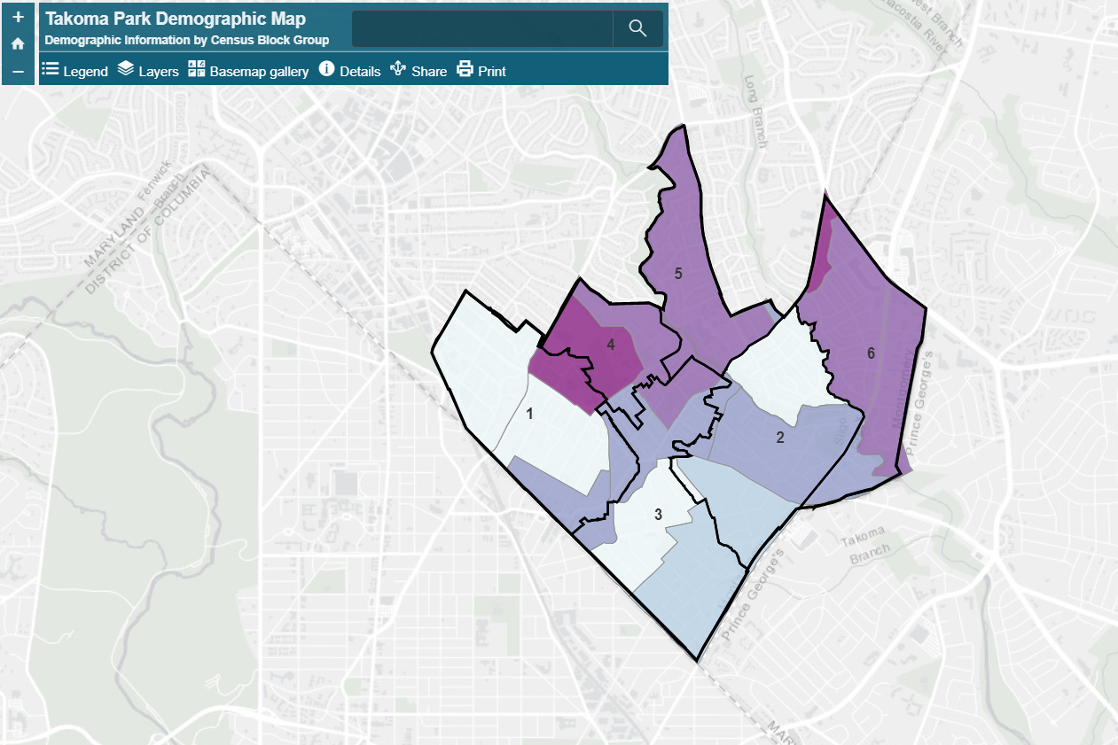 Map Of Takoma Park Md Learn About Your Neighborhood With Interactive Maps | City Of Takoma Park