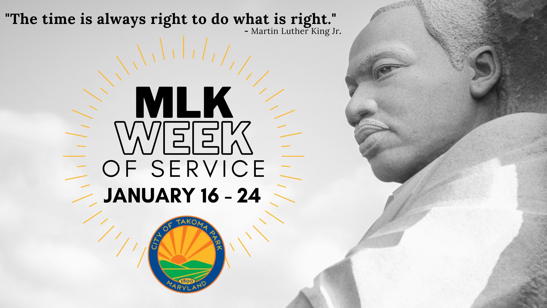 Join Us for Martin Luther King, Jr. Week of Service and Kindness