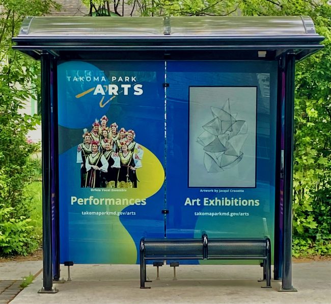 Takoma Park Arts Series Featured At Local Bus Shelters City Of Takoma Park 3941