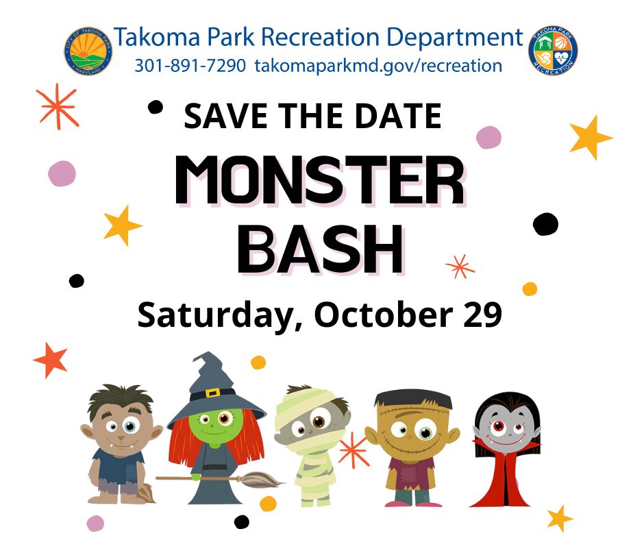 Monster Bash image Save the Date October 29